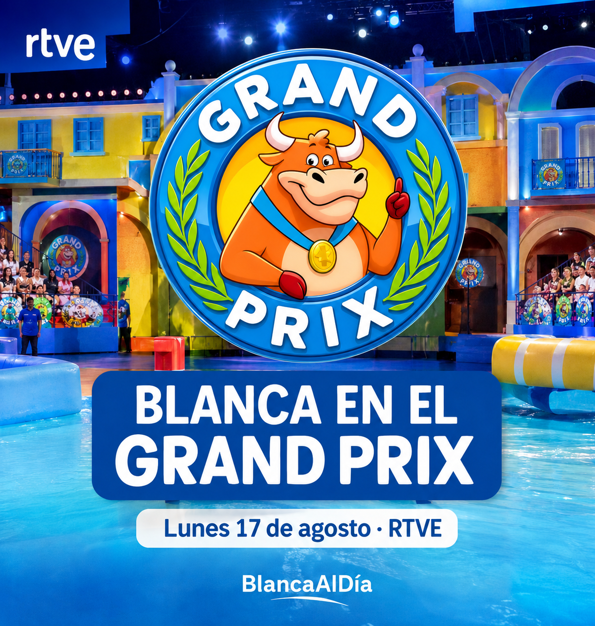 Blanca participará el próximo lunes 17 de agosto en el Grand Prix de RTVE