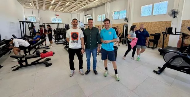 Nuevo equipamiento del gimnasio municipal de Blanca
