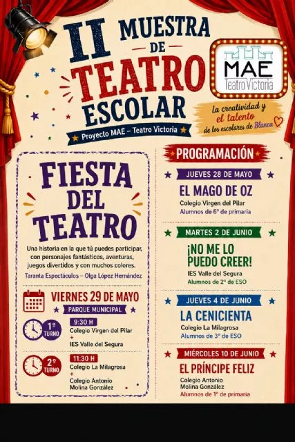 Presentación de la II Muestra de Teatro Escolar de Blanca