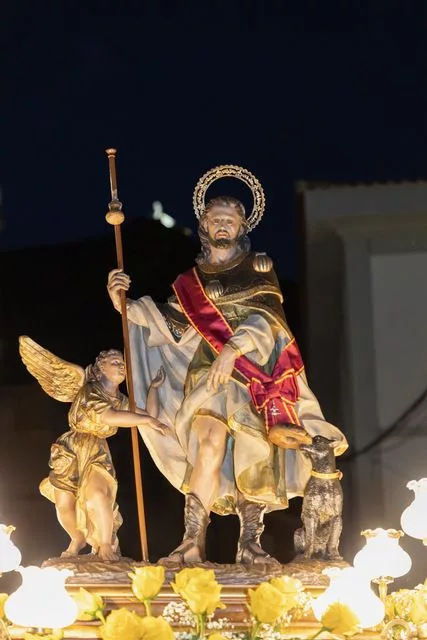 Las Fiestas Patronales de Blanca 2026 finalizan con la procesión en honor a San Roque y el tradicional castillo de fuegos artificiales