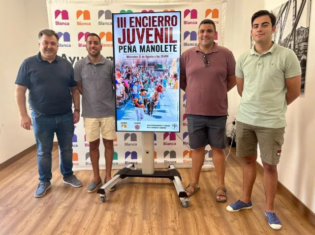Presentación del cartel del III Encierro Juvenil Peña Manolete de Blanca